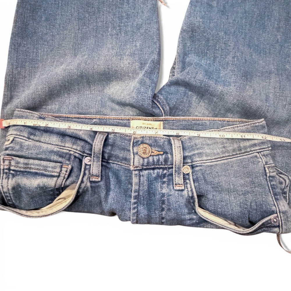 Citizens of Humanity Isola Crop Straight Leg Jeans Raw Hem - 24 - Picture 9 of 13
